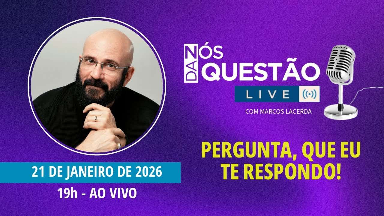 LIVE COMIGO AGORA - PERGUNTA QUE EU TE RESPONDO - 21/01/2026 | Marcos Lacerda, psicólogo