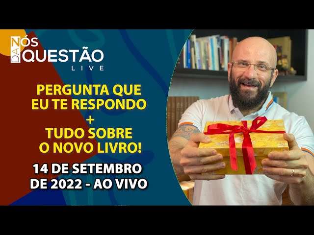 LIVE ESPECIAL - TERCEIRO LIVRO + PERGUNTA QUE EU TE RESPONDO 14/09/2022 | Psicólogo Marcos Lacerda