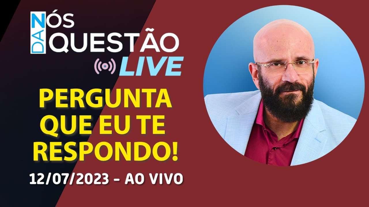 ÚLTIMA LIVE DE JULHO - HOJE - PERGUNTA QUE EU TE RESPONDO 12 07 2023 | Psicólogo Marcos Lacerda