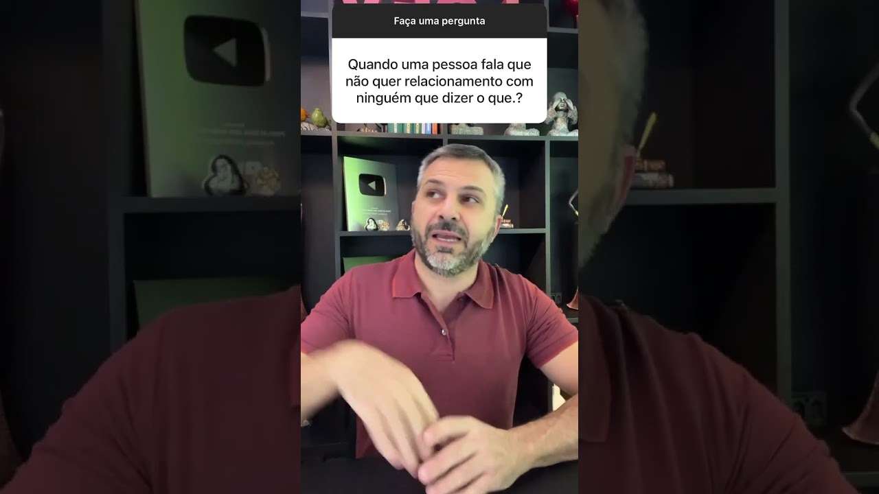 Quando a pessoa diz que não quer nada com ninguém…