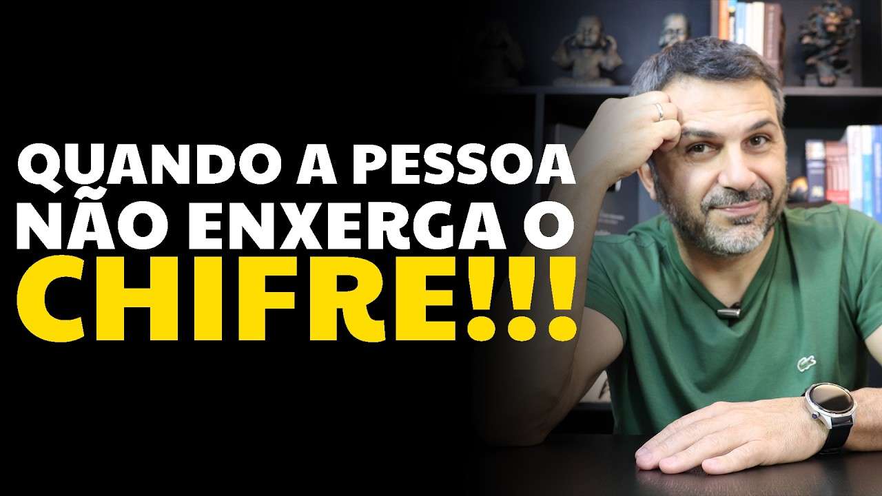 Quando a pessoa não enxerga o CHIFRE!!!