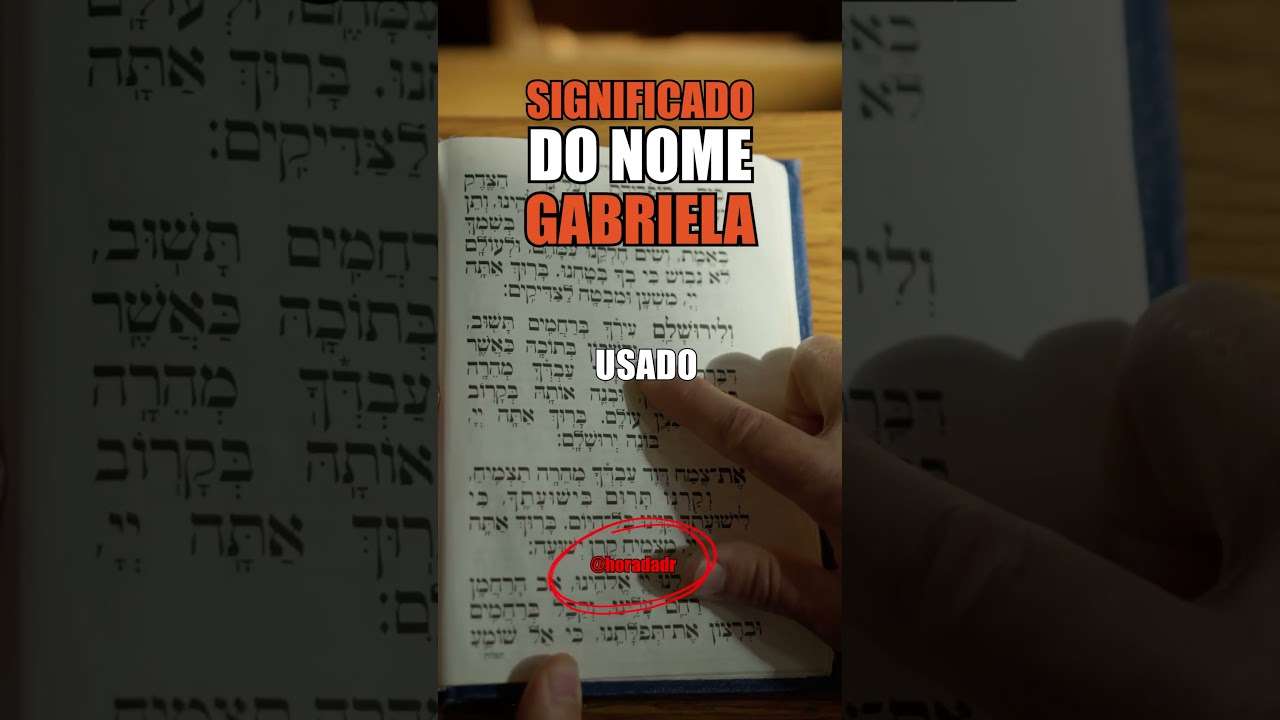 Significado do nome GABRIELA