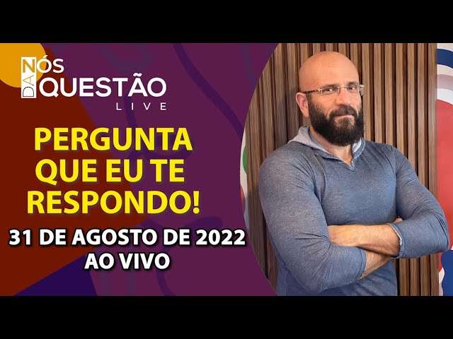 LIVE COMIGO - PERGUNTA QUE EU TE RESPONDO 31/08/2022 | Psicólogo Marcos Lacerda