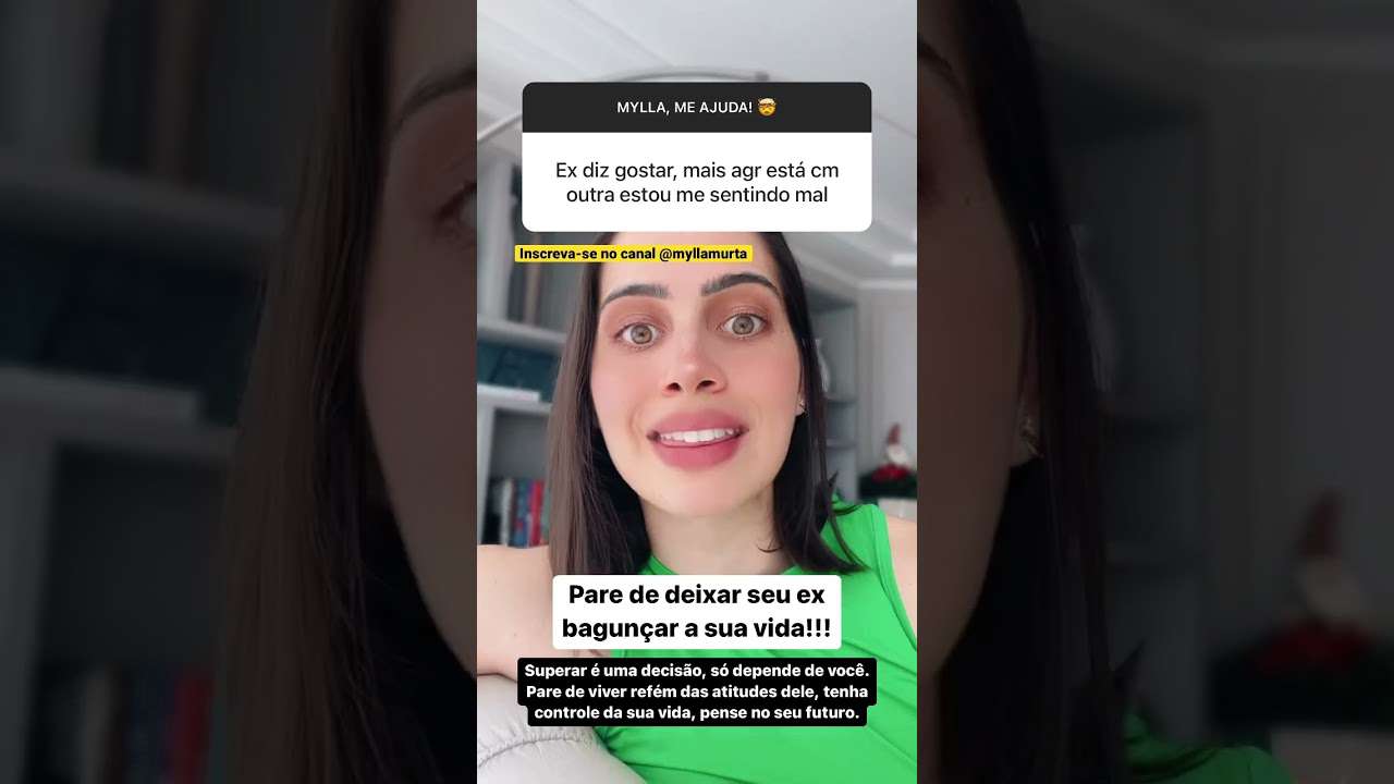 Para conteúdos sobre relacionamento, inscreva-se no canal @Mylla Murta