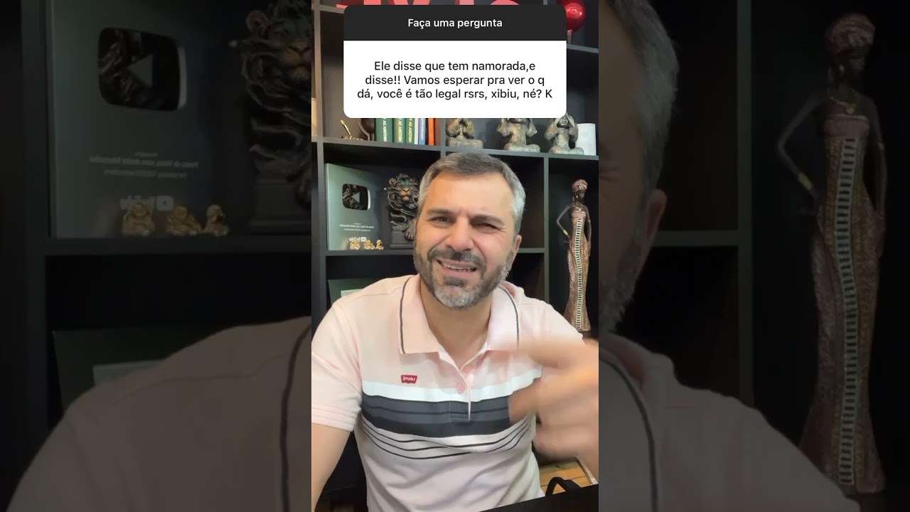 Ele disse que tem namorada, mas também falou pra ela esperar pra ver no que vai dar!!! #shorts