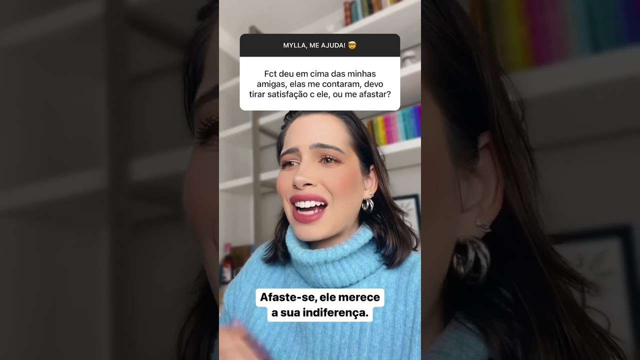 Para conteúdos sobre relacionamento, inscreva-se no canal @MyllaMurta1
