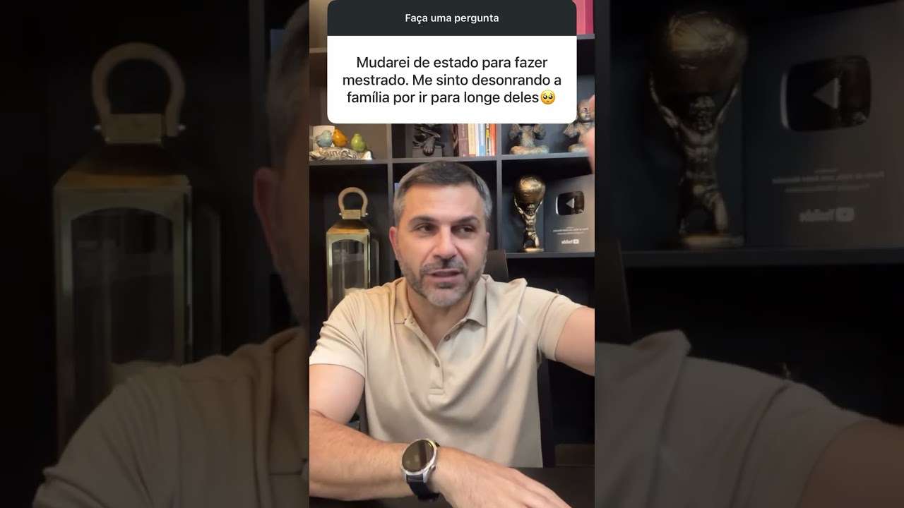 Desonrar a família por mudar de Estado? #shorts