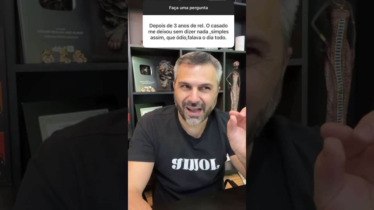 Casado, tem um caso com ela há 3 anos. Ela tá estranhando ele ter deixado ela “do nada” 🙄#shorts