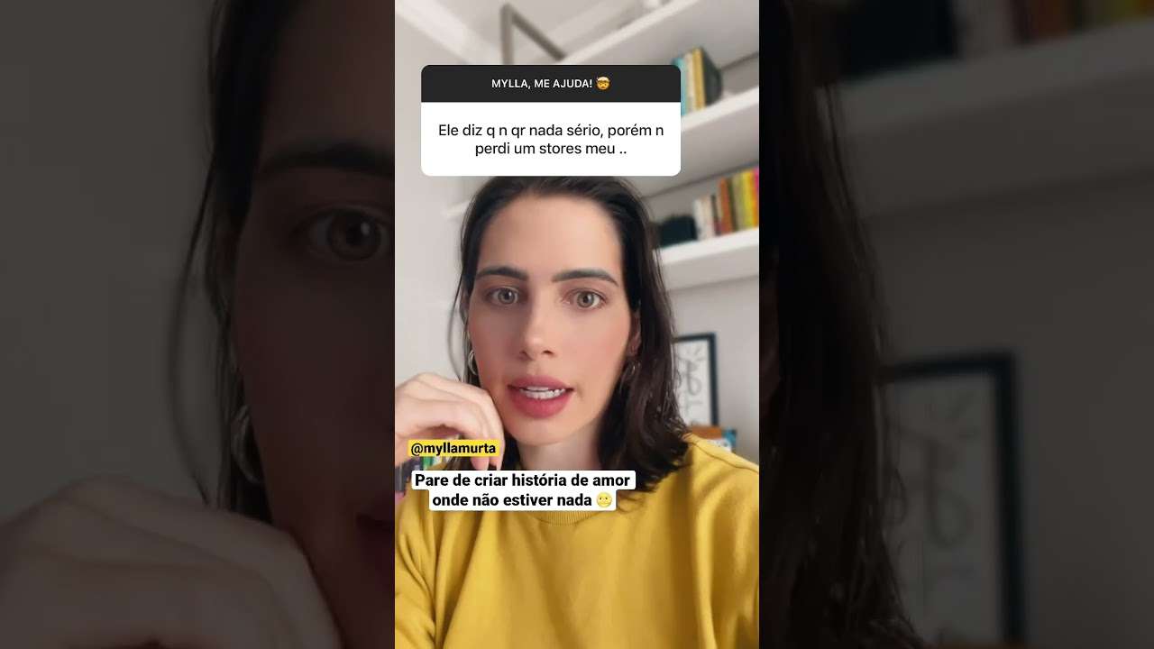 Pare de romantizar migalhas digitais. Para conteúdos sobre relacionamento, inscreva-se @MyllaMurta1