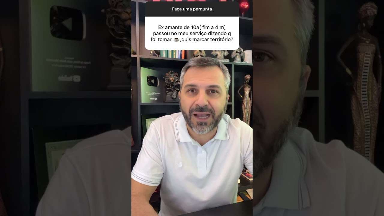 Será que ele tá querendo marcar território?