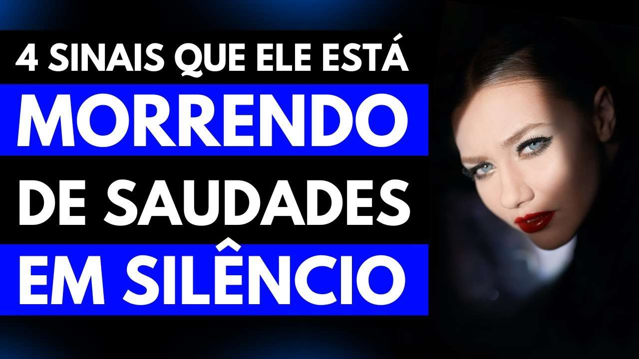 4 Sinais Que ele Sente FALTA Mas Tenta ESCONDER | Ele Morre de SAUDADES em SILÊNCIO!