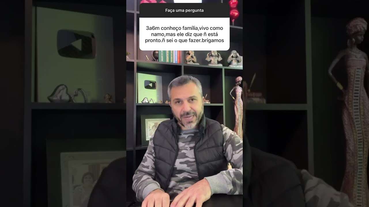 3 anos ficando e ele não está preparado para namorar 🤡🤡