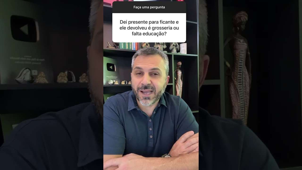 Deu presente para o ficante e ele devolveu… #shorts