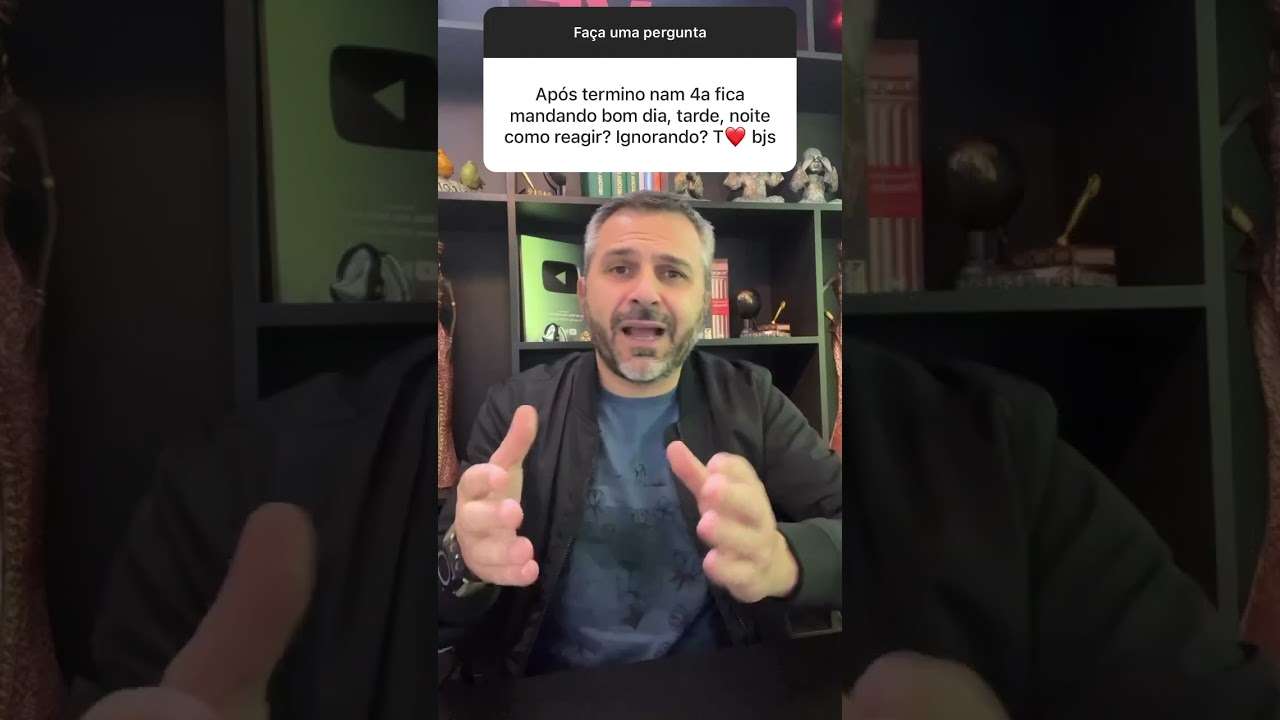 Ex fica mandando bom dia, tarde, noite! Ignorar?