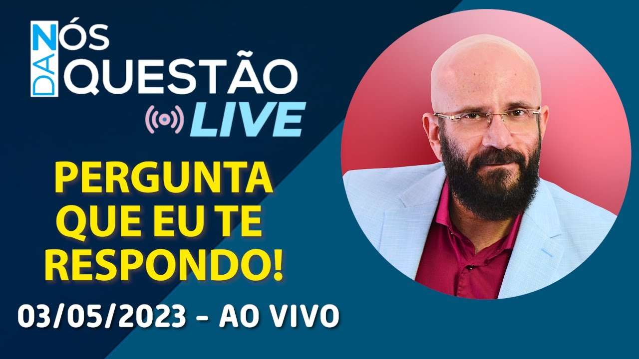 LIVE HOJE COMIGO - PERGUNTA QUE EU TE RESPONDO 03 05 2023 | Psicólogo Marcos Lacerda