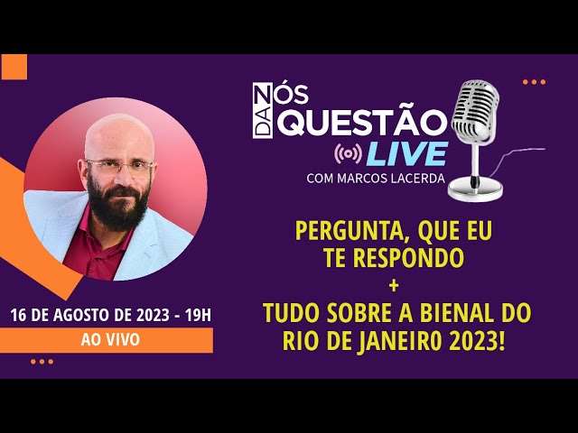 LIVE COMIGO HOJE - PERGUNTA QUE EU TE RESPONDO 16 08 2023 | Psicólogo Marcos Lacerda