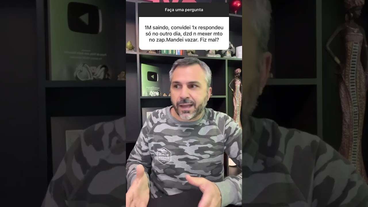 Ele respondeu só no outro dia, ela mandou “vazar” 🤔🤔 #shorts