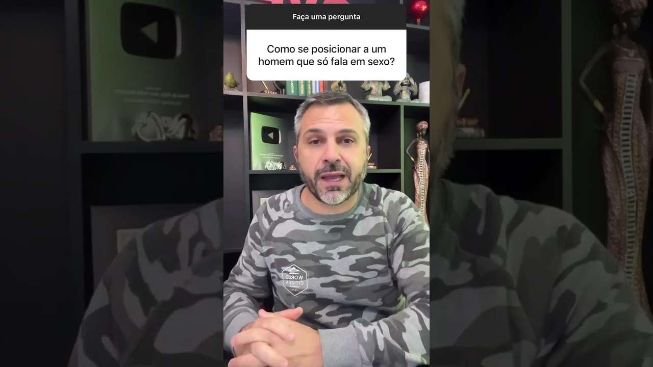 Ele só fala em sexo. Como se posicionar frente a isso?