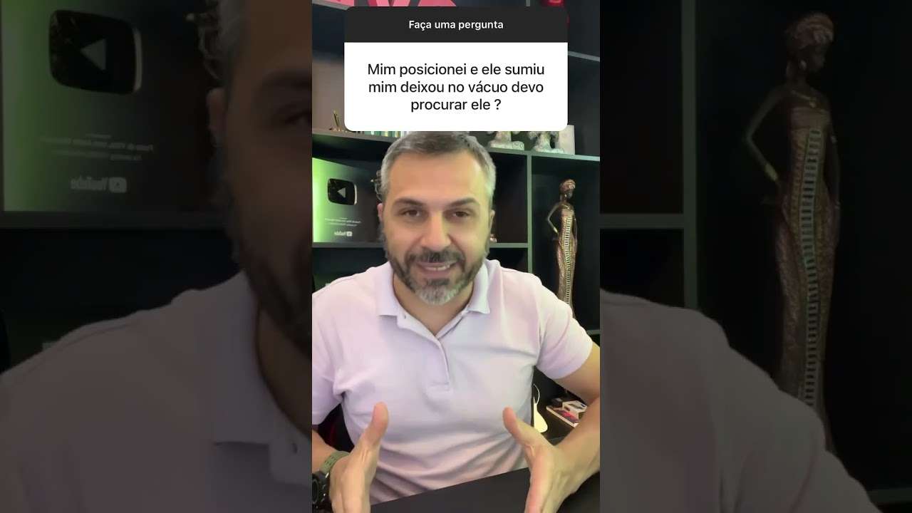 “Me posicionei e ele sumiu, me deixou no vácuo” #shorts