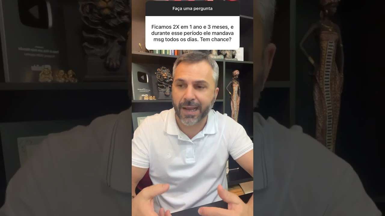 1 ano e 3 meses e ficaram 2 vezes apenas! Homem gosta de ficar só conversando? #shorts