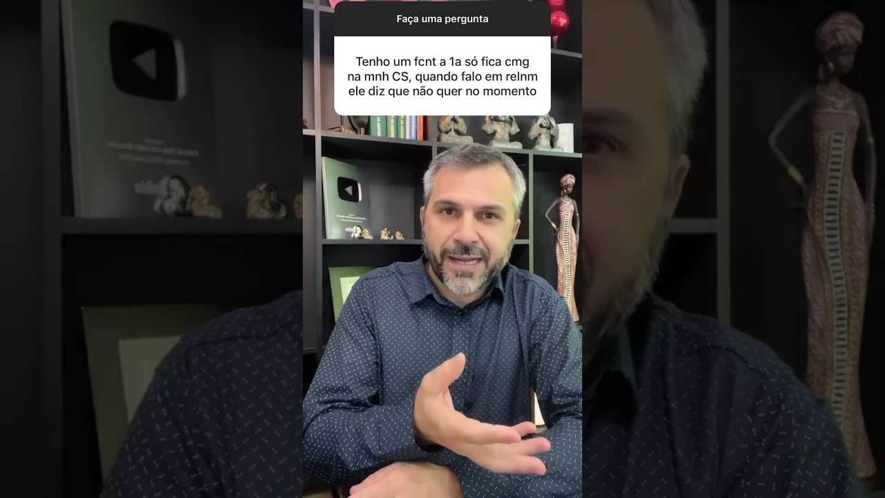 Se você quer algo sério não pode ficar agindo assim!!