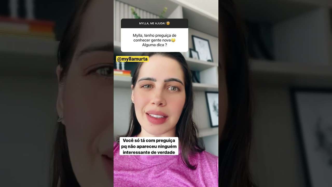 Você se sente assim? Inscreva-se no canal @MyllaMurta1