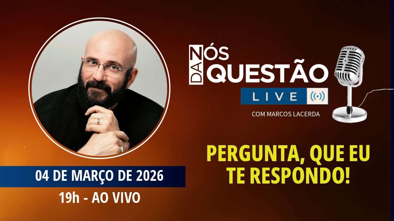 LIVE COMIGO AGORA - PERGUNTA QUE EU TE RESPONDO -04/03/2026 | Marcos Lacerda, psicólogo