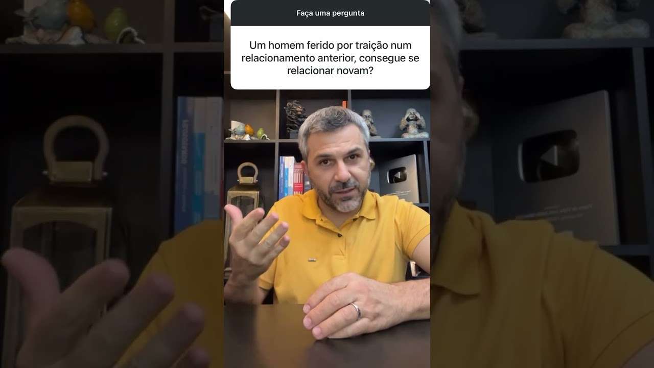 Homem ferido por traição, consegue se relacionar novamente? #shorts