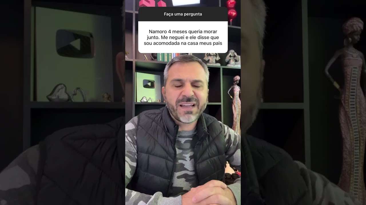 Namoro de 4 meses e ele já quer morar junto