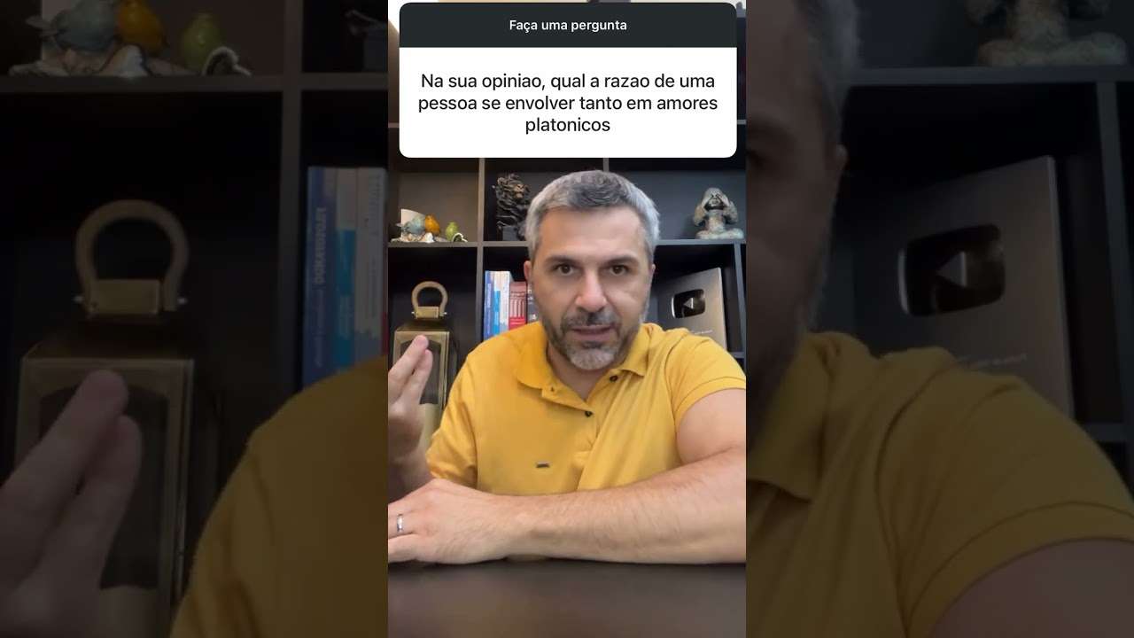 Por que a pessoa se envolve tanto em amores platônicos? #shorts