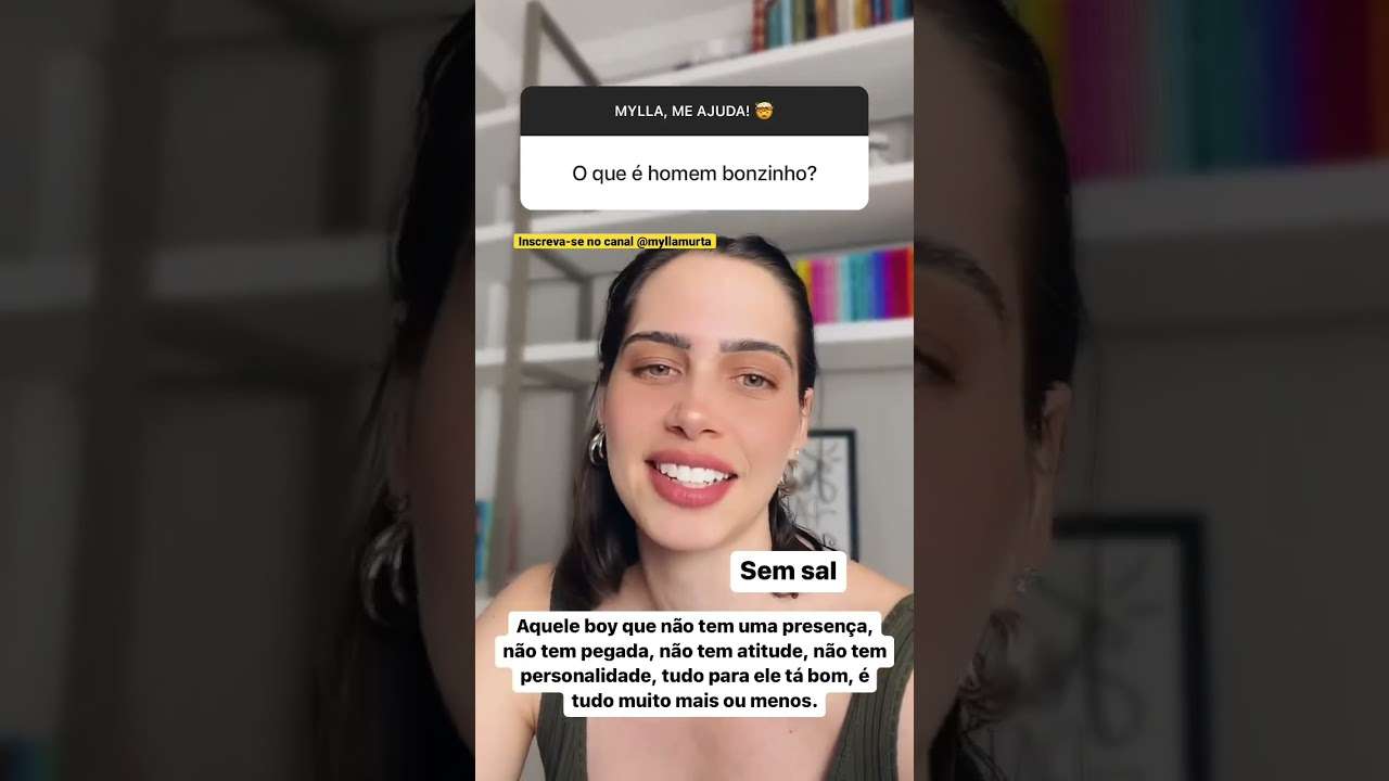 Para conteúdos sobre relacionamento, siga @MyllaMurta1