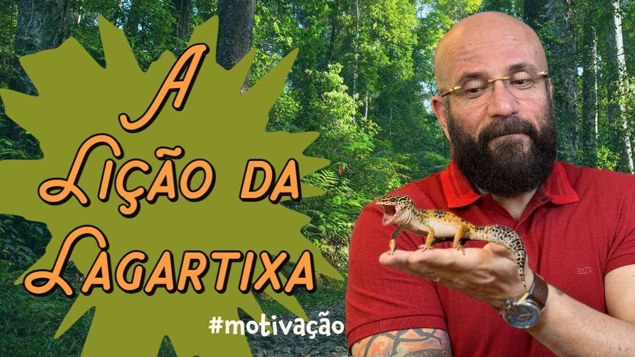 APRENDA COM A LAGARTIXA | Marcos Lacerda, psicólogo