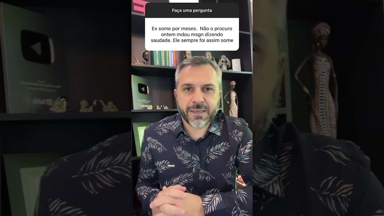 Ele some por meses. Depois, manda mensagem dizendo “saudade” 🥱🥱#shorts