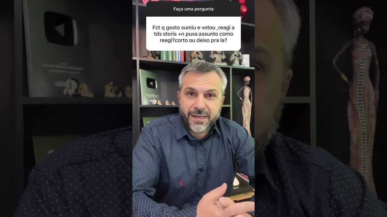 “Ex ficante” fica olhando todas as postagens, mas não fala nada