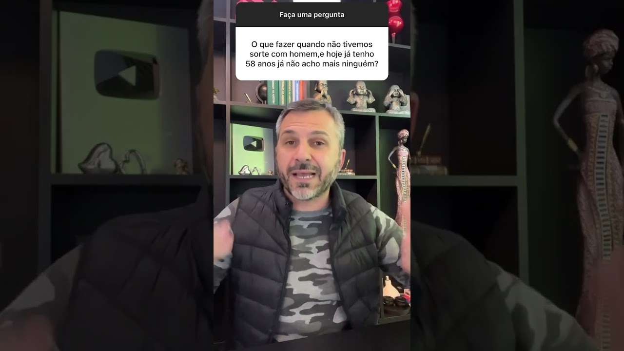 Não teve sorte com homem?