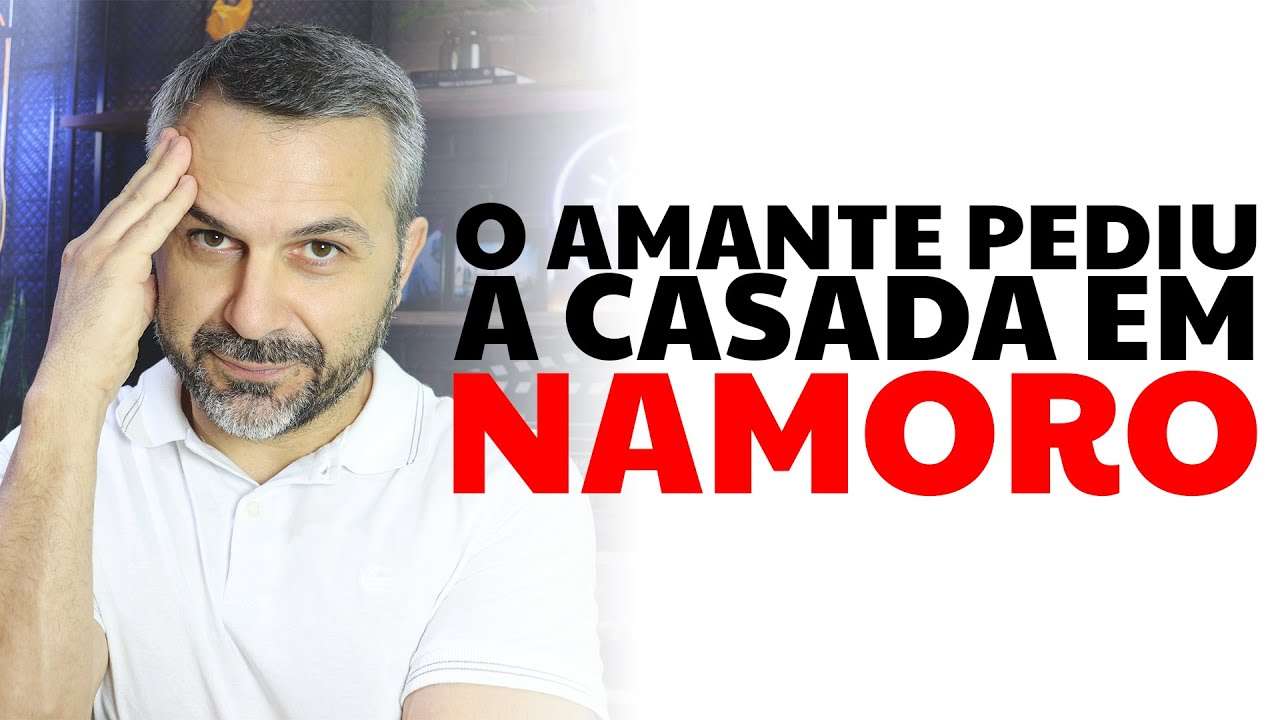 O amante pediu a casada em namoro