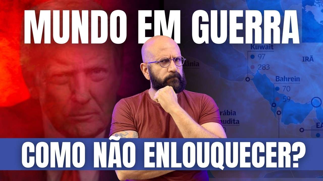 COMO NÃO ENLOUQUECER COM TANTA GUERRA | Jogo de Perguntas | Marcos Lacerda, psicólogo