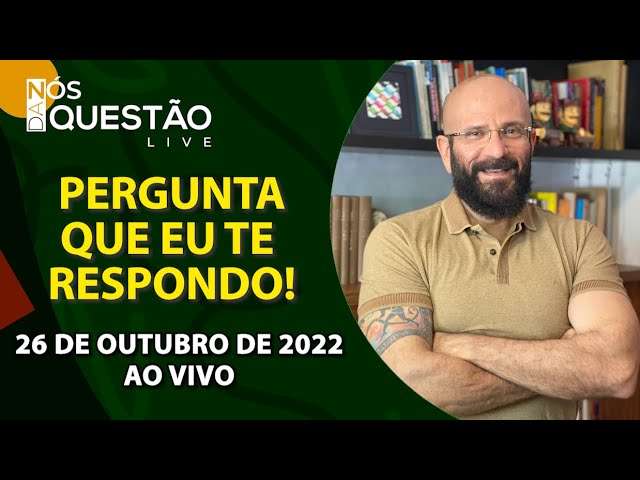 LIVE COMIGO - PERGUNTA QUE EU TE RESPONDO + RECEBIDOS TURNÊ 26/10/2022 | Psicólogo Marcos Lacerda