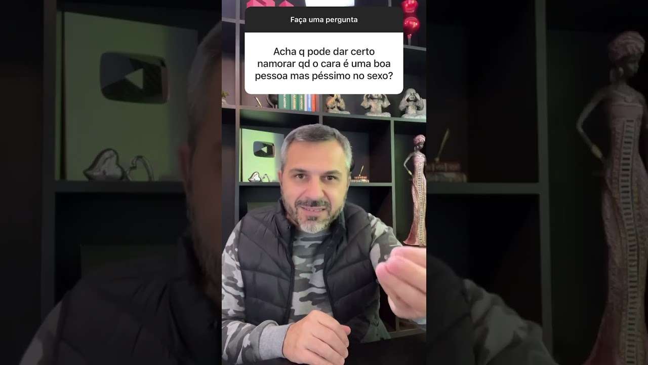 Ele é uma boa pessoa, mas é ruim de cama