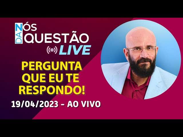 LIVE HOJE COMIGO - PERGUNTA QUE EU TE RESPONDO 19 04 2023 | Psicólogo Marcos Lacerda