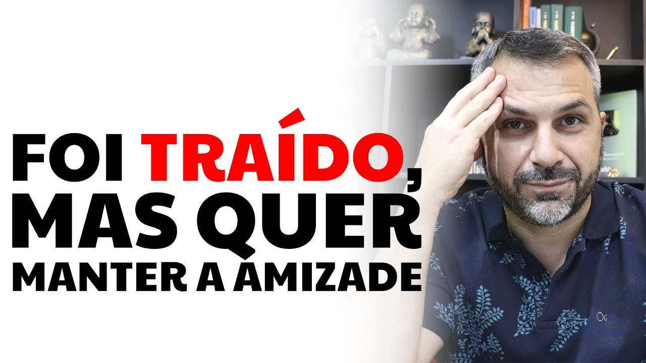Foi traído, mas quer manter a amizade