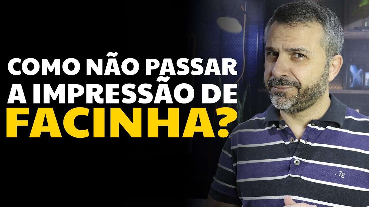 Como não passar a impressão de  "FACINHA"??