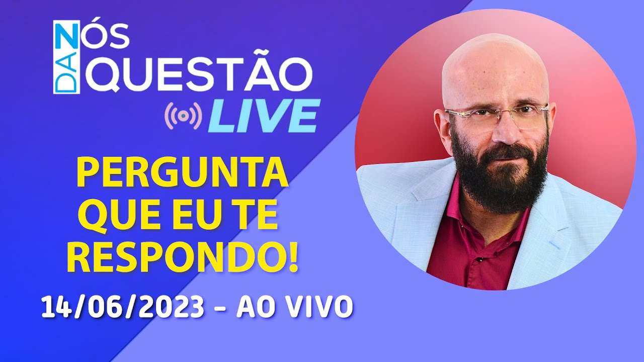 LIVE HOJE COMIGO - PERGUNTA QUE EU TE RESPONDO 14 06 2023 | Psicólogo Marcos Lacerda