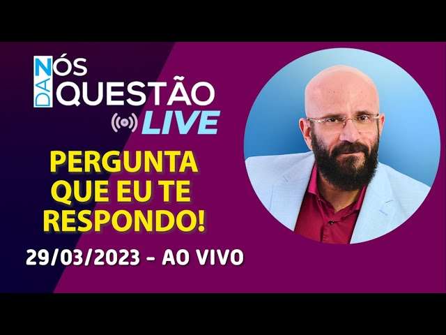 LIVE HOJE COMIGO - PERGUNTA QUE EU TE RESPONDO 29 03 2023 | Psicólogo Marcos Lacerda