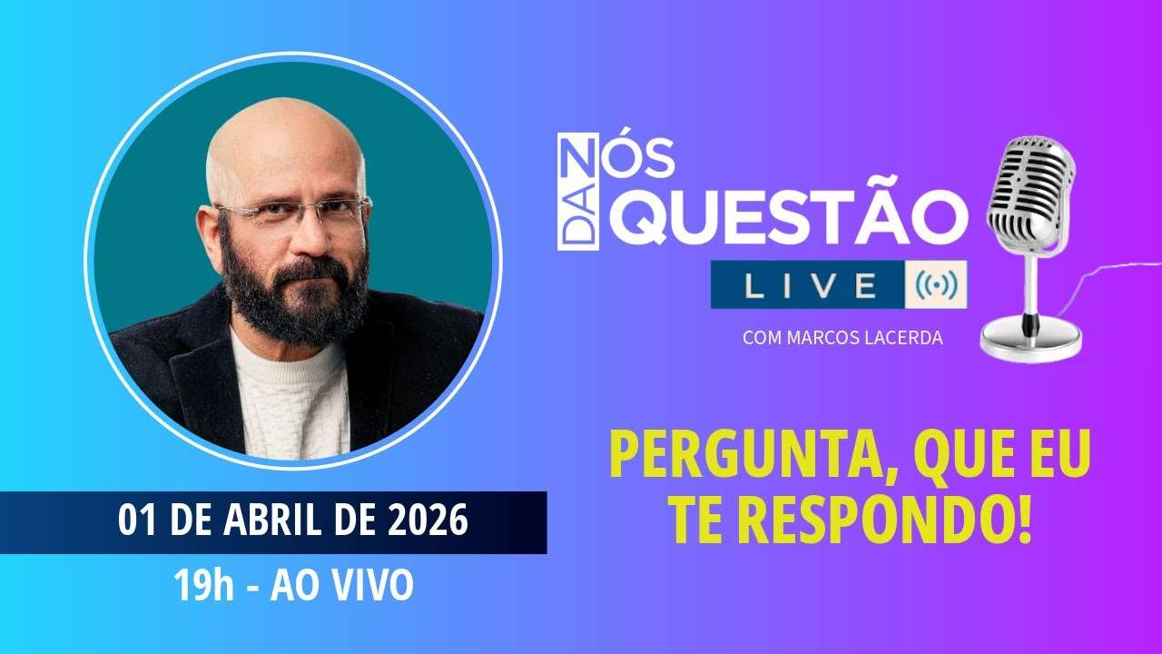 LIVE COMIGO AGORA - PERGUNTA QUE EU TE RESPONDO - 01/04/2026 | Marcos Lacerda, psicólogo