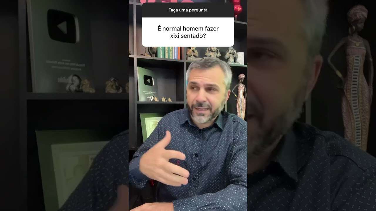 É normal homem fazer xixi sentado?