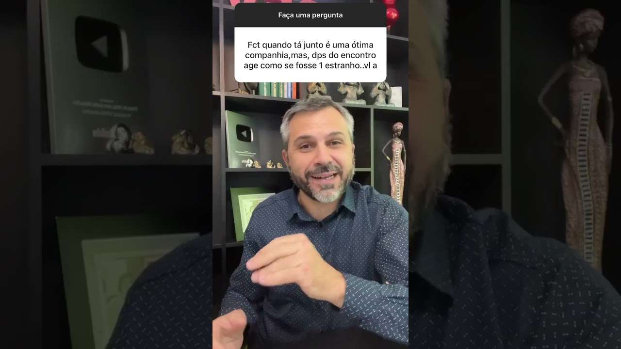 Ficante quando está junto é ótimo, mas depois age como um estranho