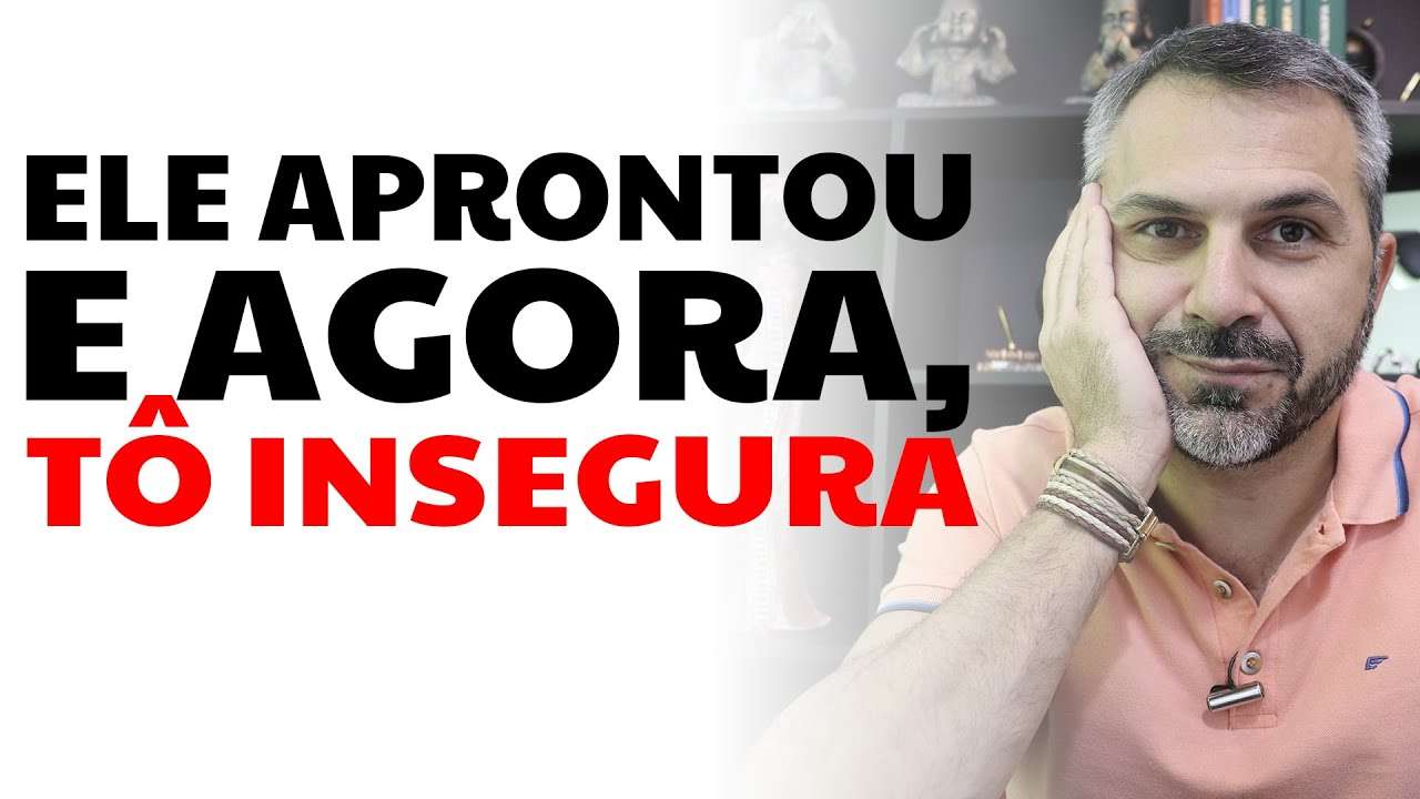Ele aprontou e, agora, tô insegura