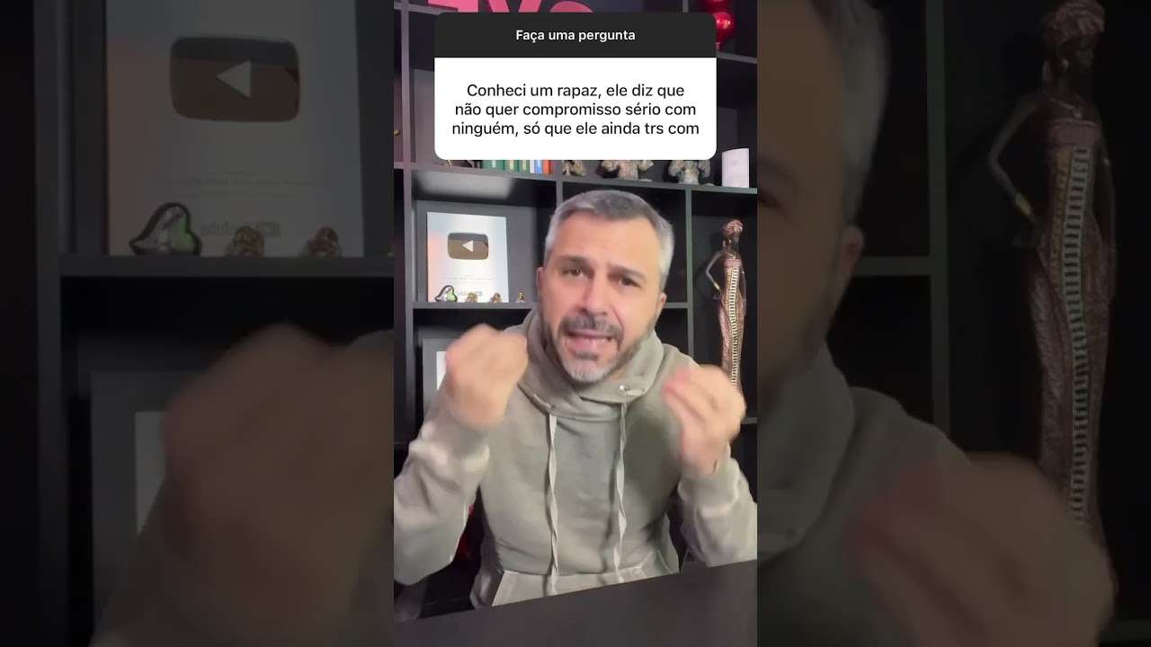 Ele diz que não quer compromisso sério com ninguém…