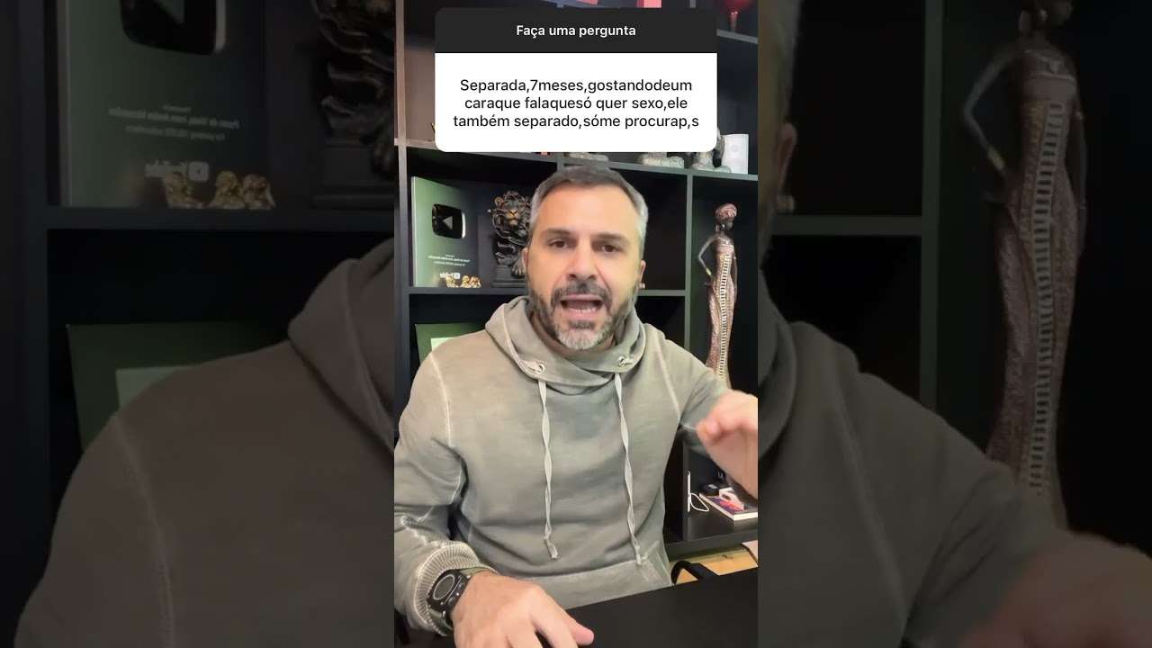 Ele deixa claro que não quer nada sério